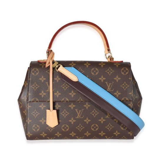 Louis Vuitton Glacial Cluny MM Monogram Canvas Blue Handbag Cluny Mm