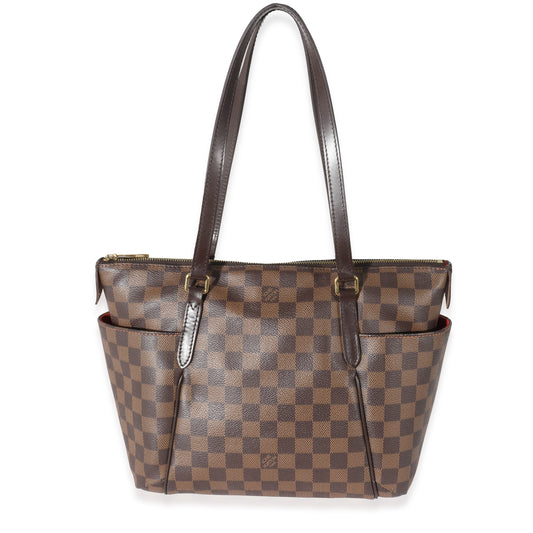 Louis Vuitton Damier Ebene Totally PM Canvas Handbag