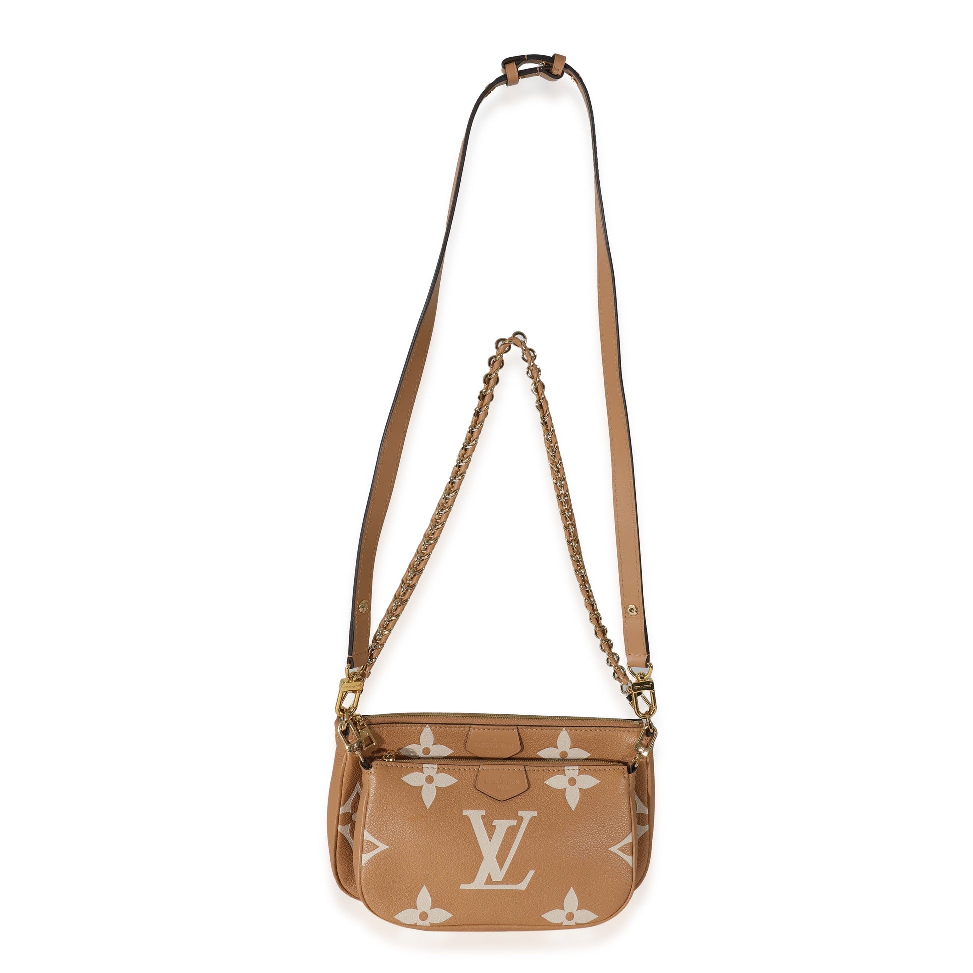 Louis Vuitton Arizona Creme Giant Empreinte Multi Clutch Bag