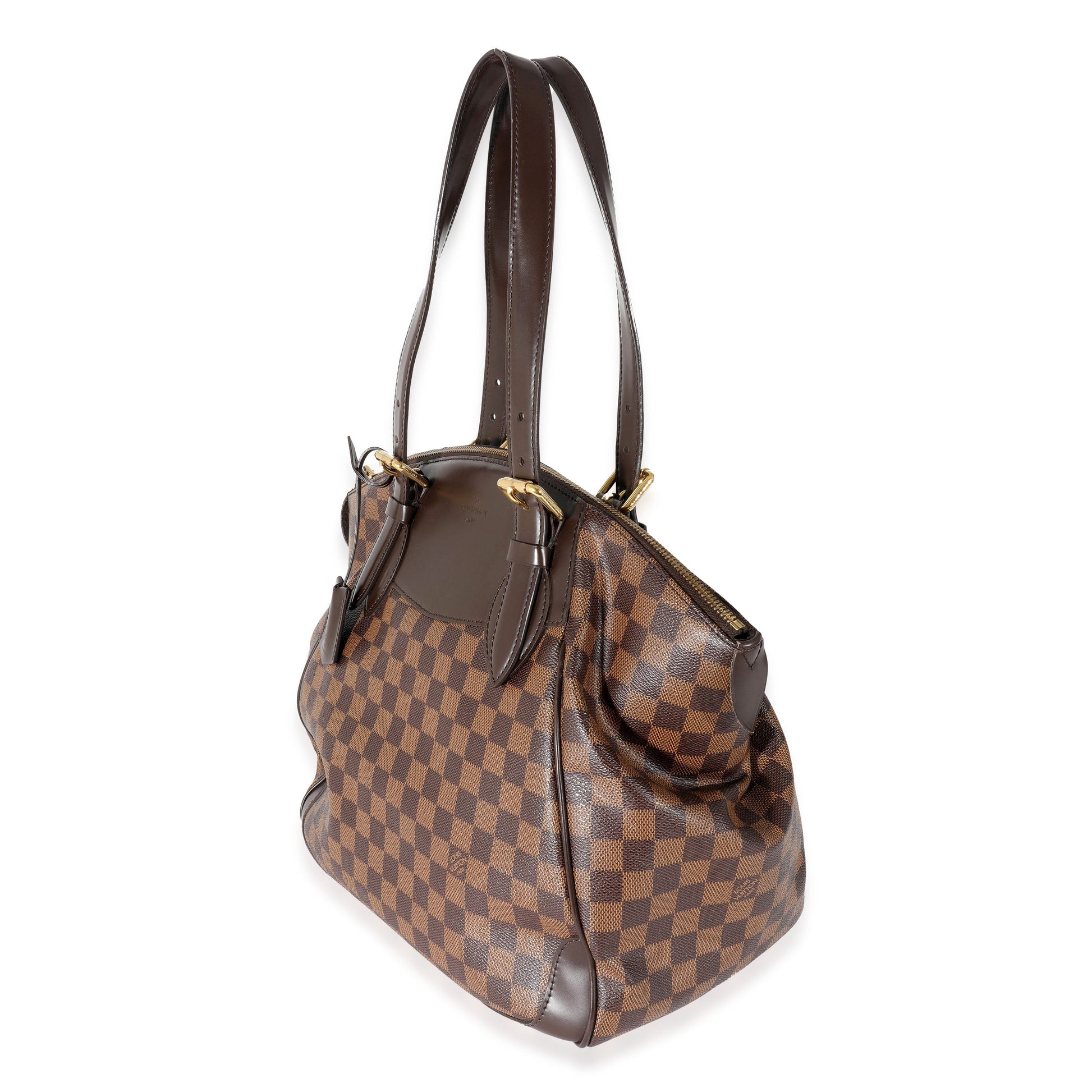 Louis Vuitton Damier Ebene Verona GM Canvas Handbag