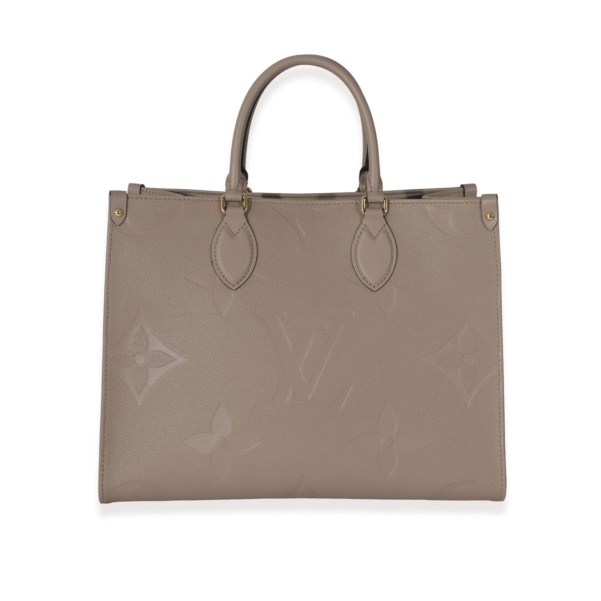 Louis Vuitton Turtledove Empreinte Onthego MM Monogram Handbag