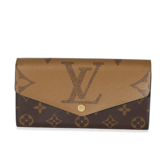 Louis Vuitton Reverse Sarah Monogram Canvas Wallet Case