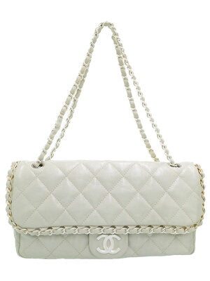 Chanel Chain Shoulder Bag Leather Matelasse Bag 3