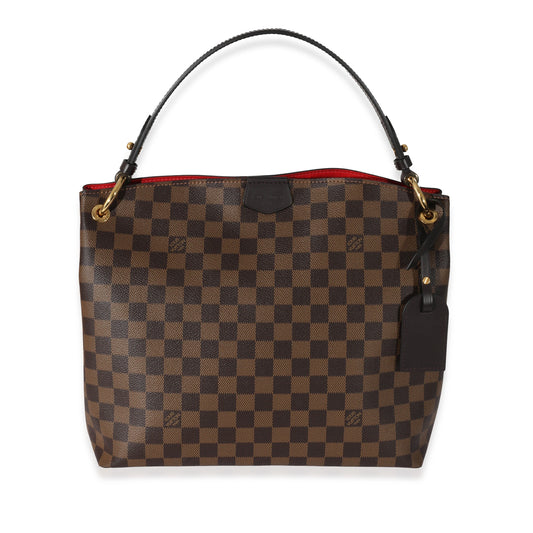 Louis Vuitton Damier Ebene Graceful PM Canvas Handbag 4