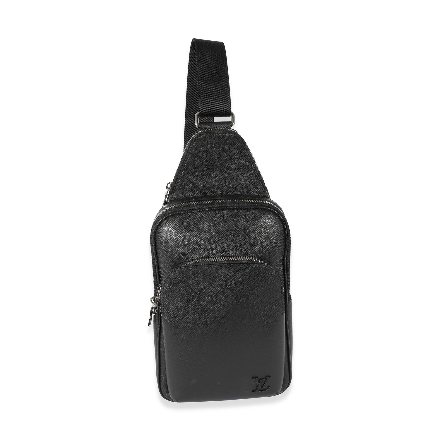 Louis Vuitton Taiga Avenue Sling Black Crossbody Bag