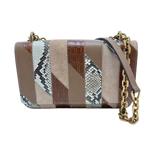 Shoulder Bag Suede Brown