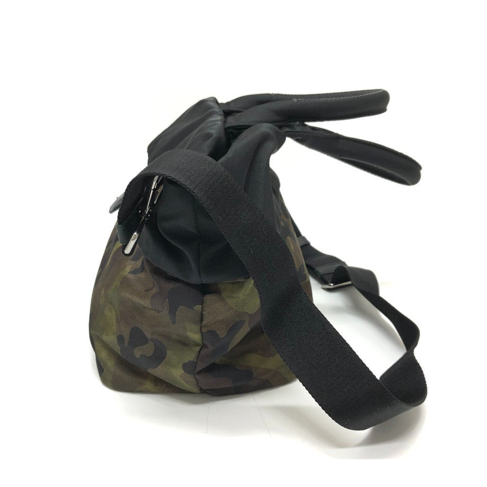 Khaki Camouflage Camouflage Women Nylon Travel Bag