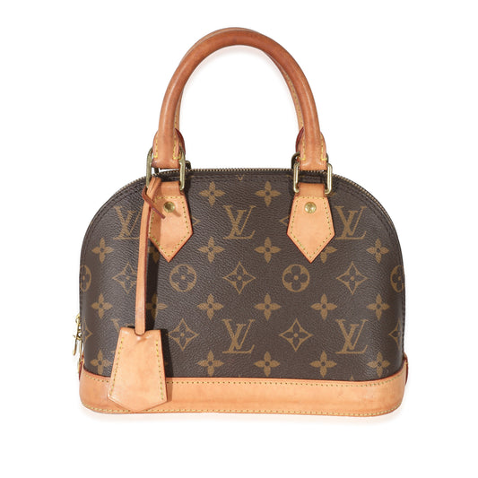 Louis Vuitton Alma BB Monogram Canvas Handbag 5