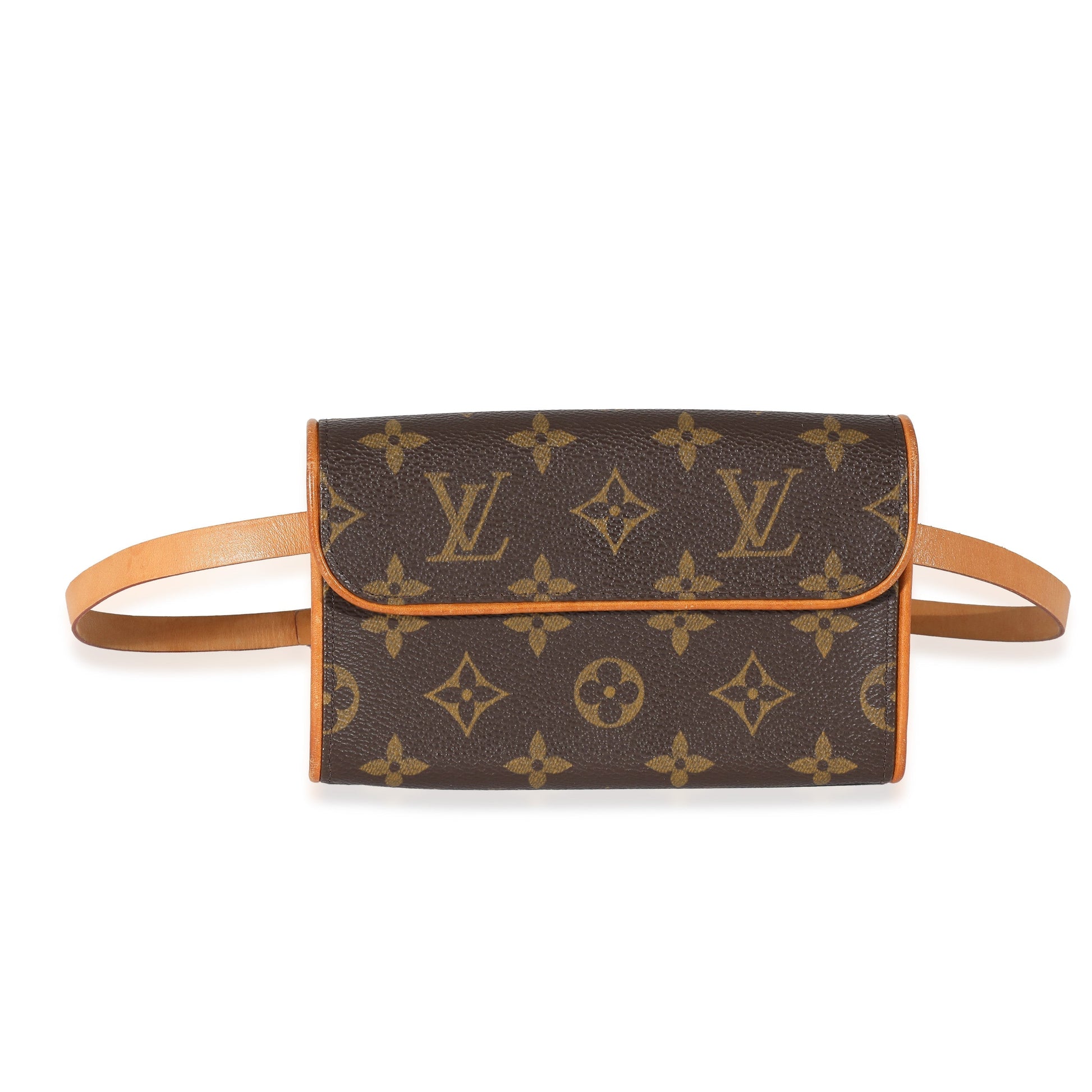 Louis Vuitton Pochette Florentine Waist Monogram Canvas Clutch Bag