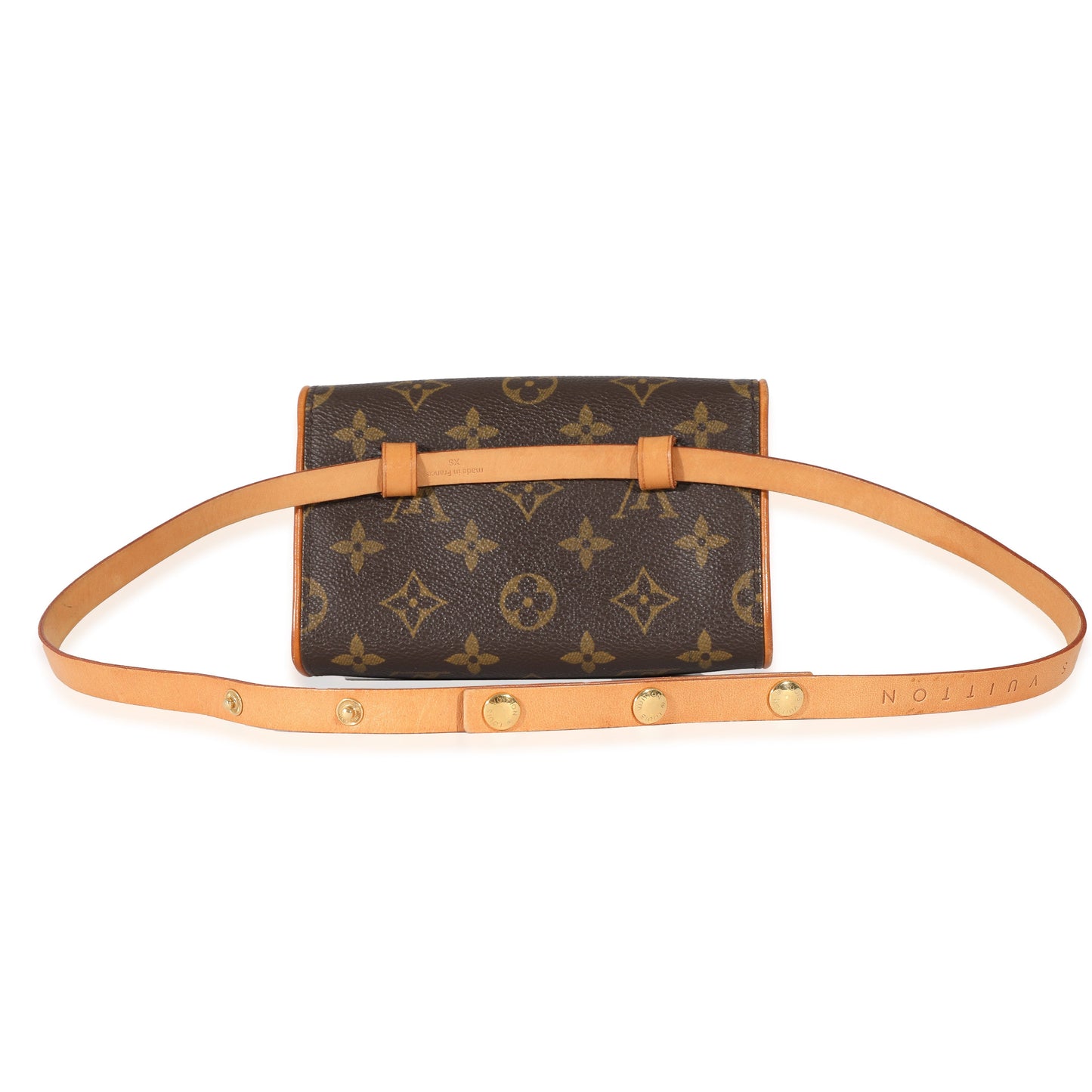Louis Vuitton Pochette Florentine Waist Monogram Canvas Clutch Bag
