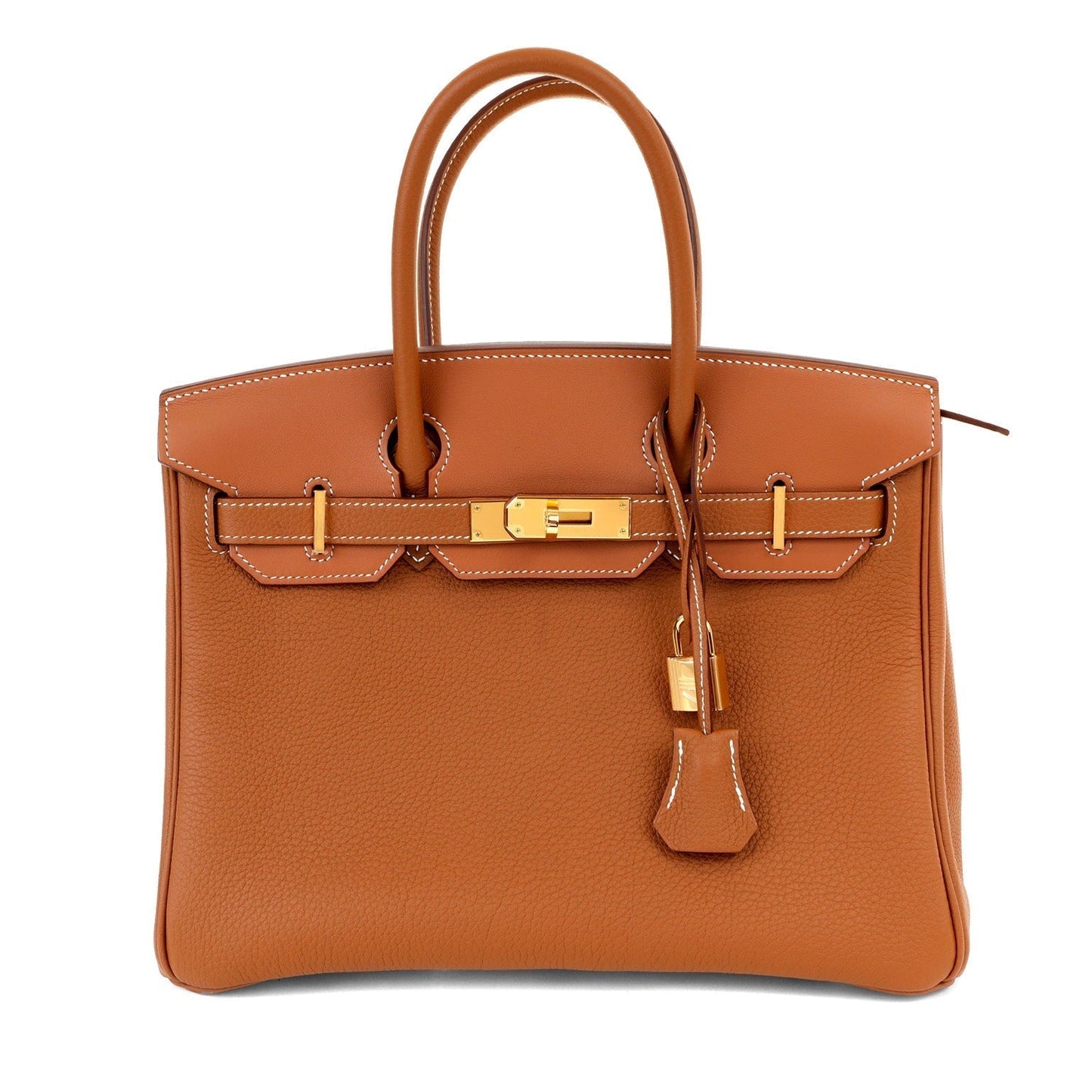 Hermes Togo Birkin W Hardware Handbag Gold Travel Bag