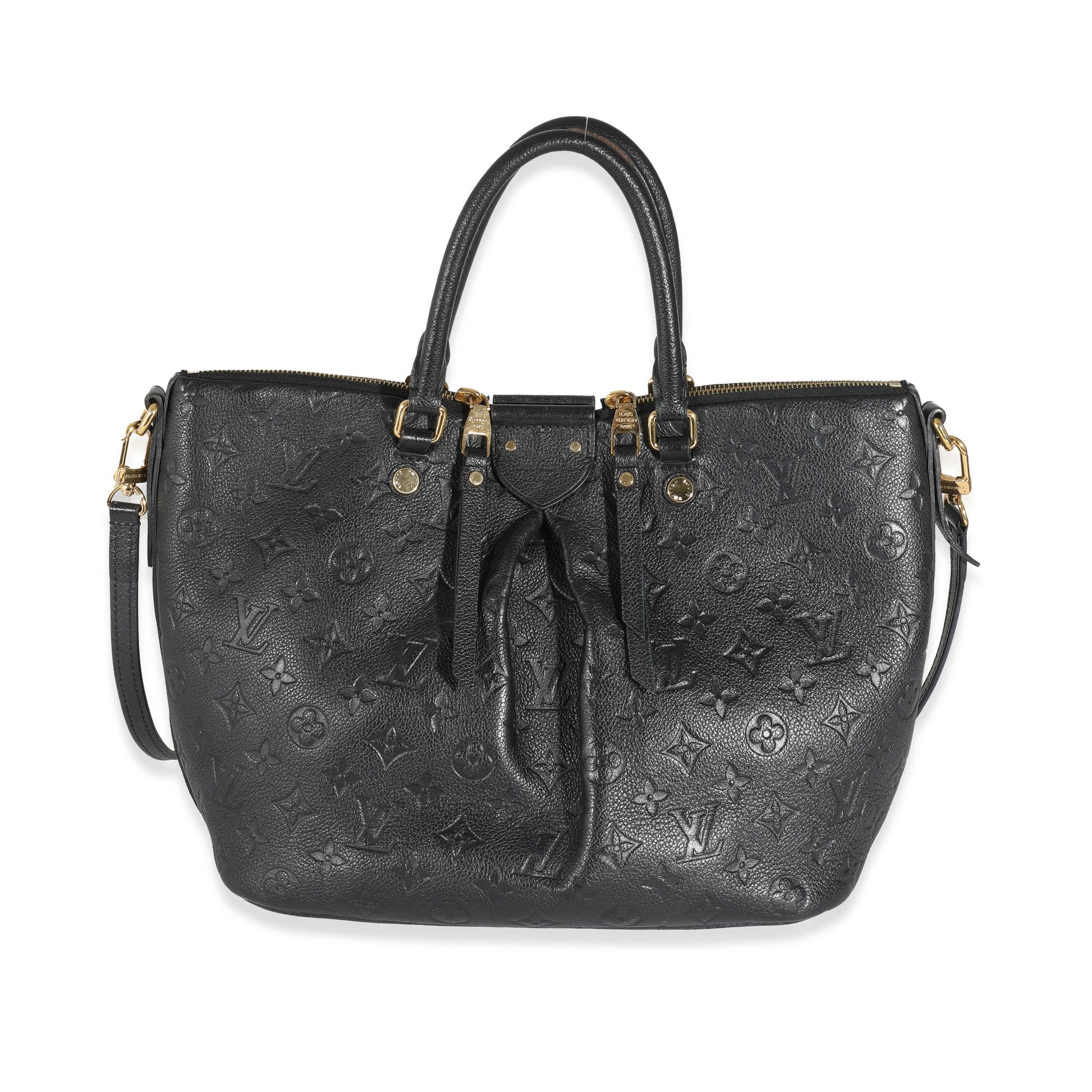 Louis Vuitton Empreinte Mazarine MM Black Handbag