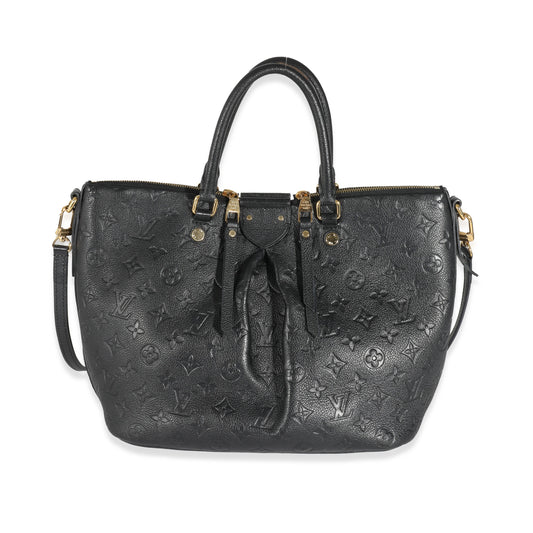 Louis Vuitton Empreinte Mazarine MM Black Handbag