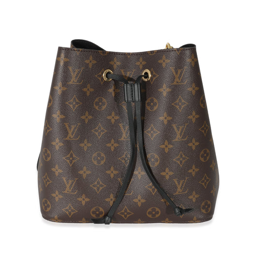 Louis Vuitton NéoNoé MM Monogram Canvas Black Handbag