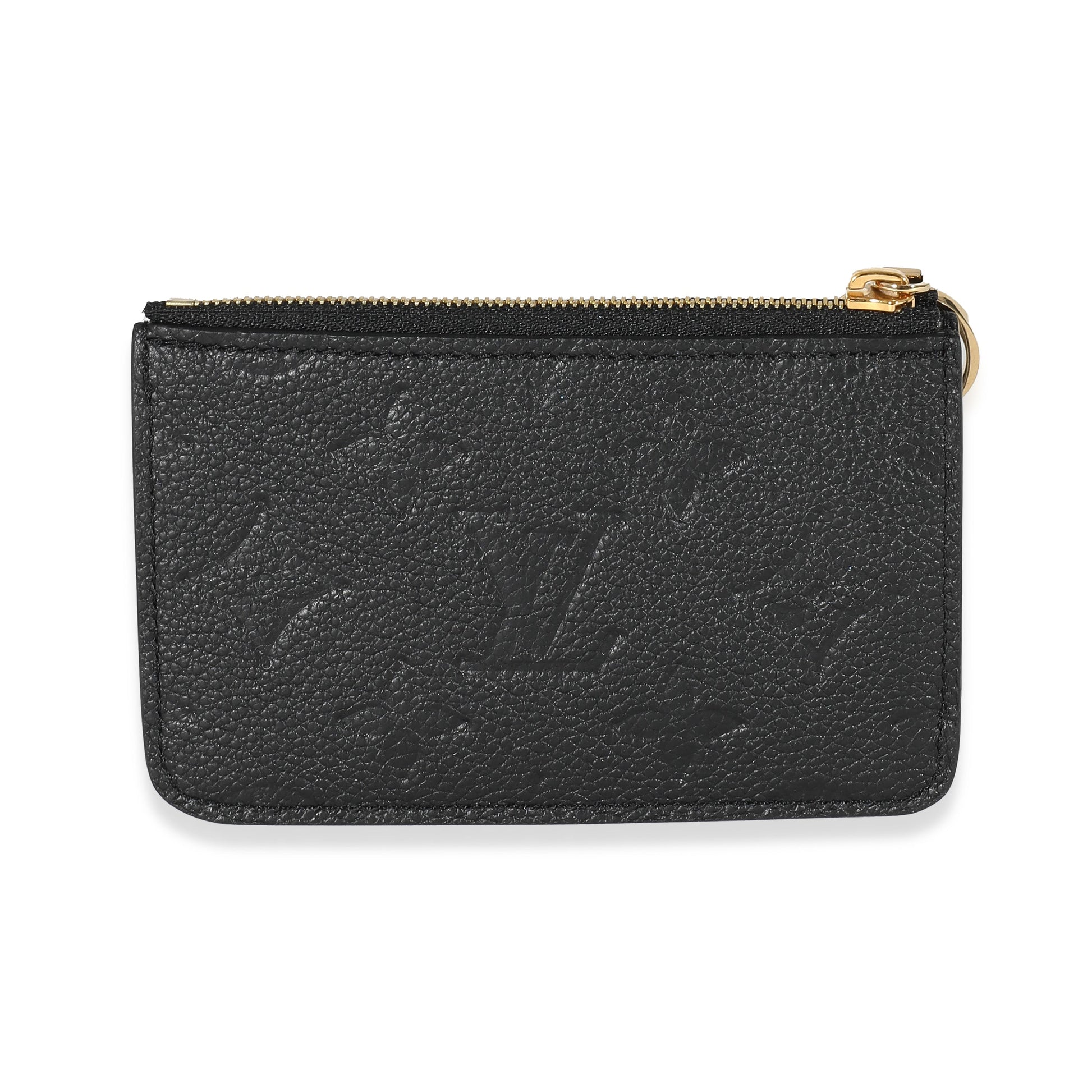 Louis Vuitton Empreinte Romy Holder Black Wallet Case