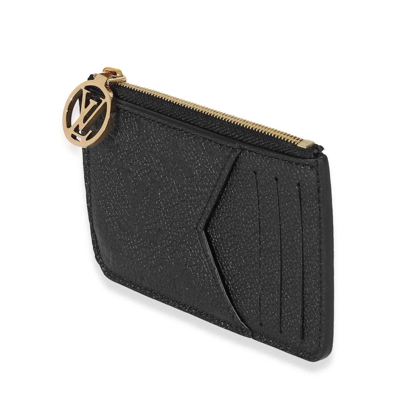 Louis Vuitton Empreinte Romy Holder Black Wallet Case