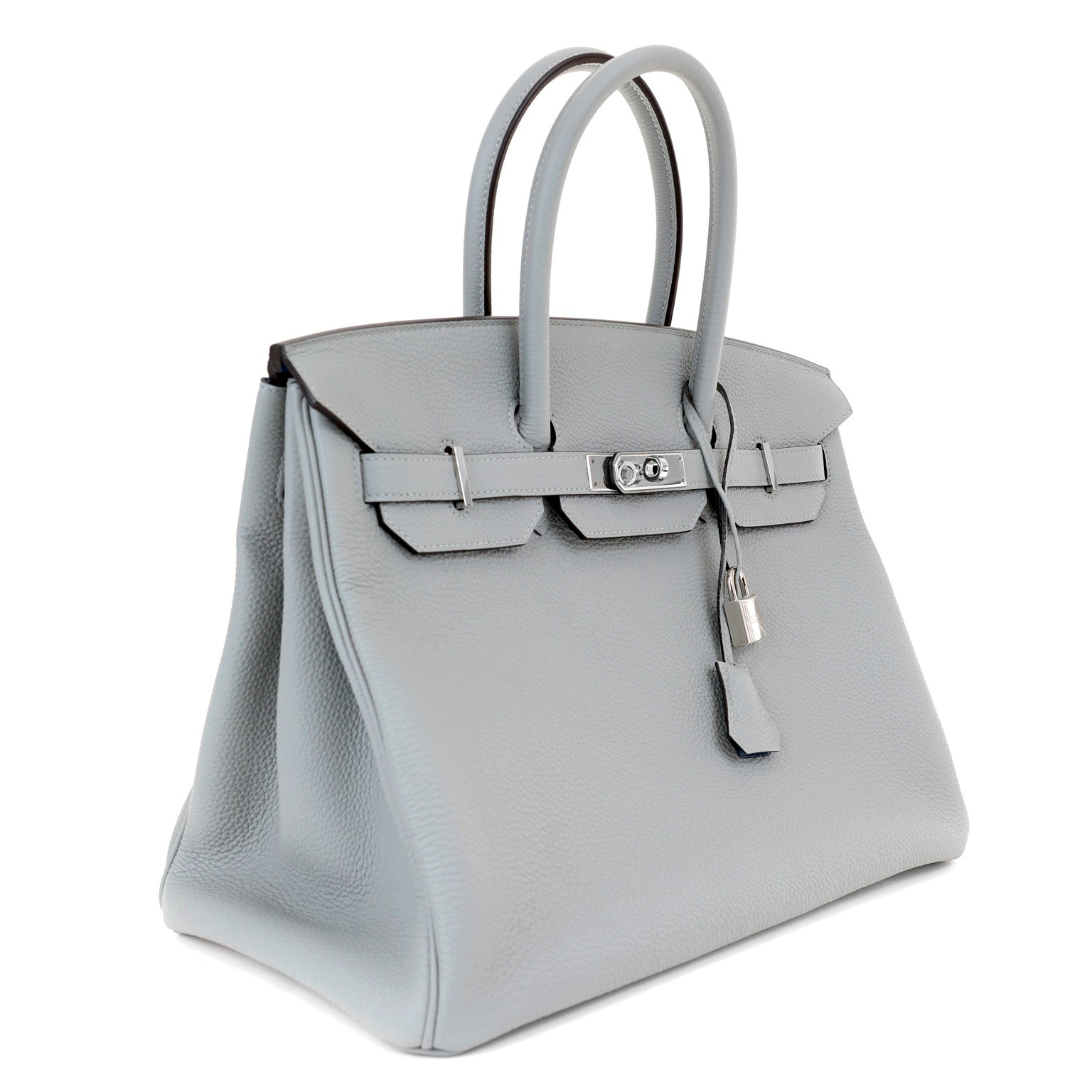 Hermes Luxury Cm Gris Asphalt Togo Birkin W Travel Bag