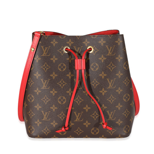 Louis Vuitton Coquelicot NéoNoé MM Monogram Canvas Handbag