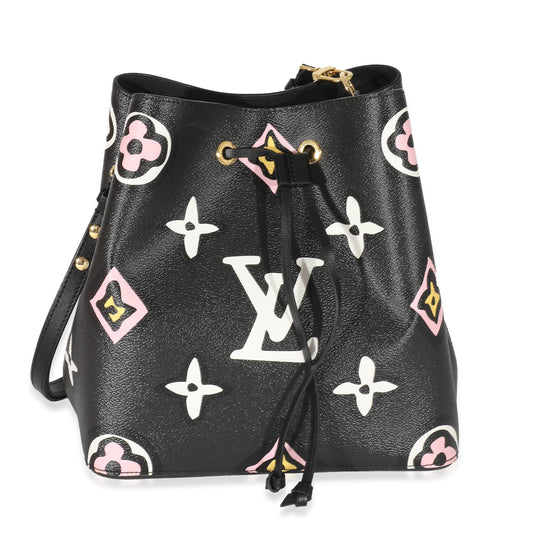 Louis Vuitton Giant Wild At Heart NéoNoé Monogram Canvas Black Handbag