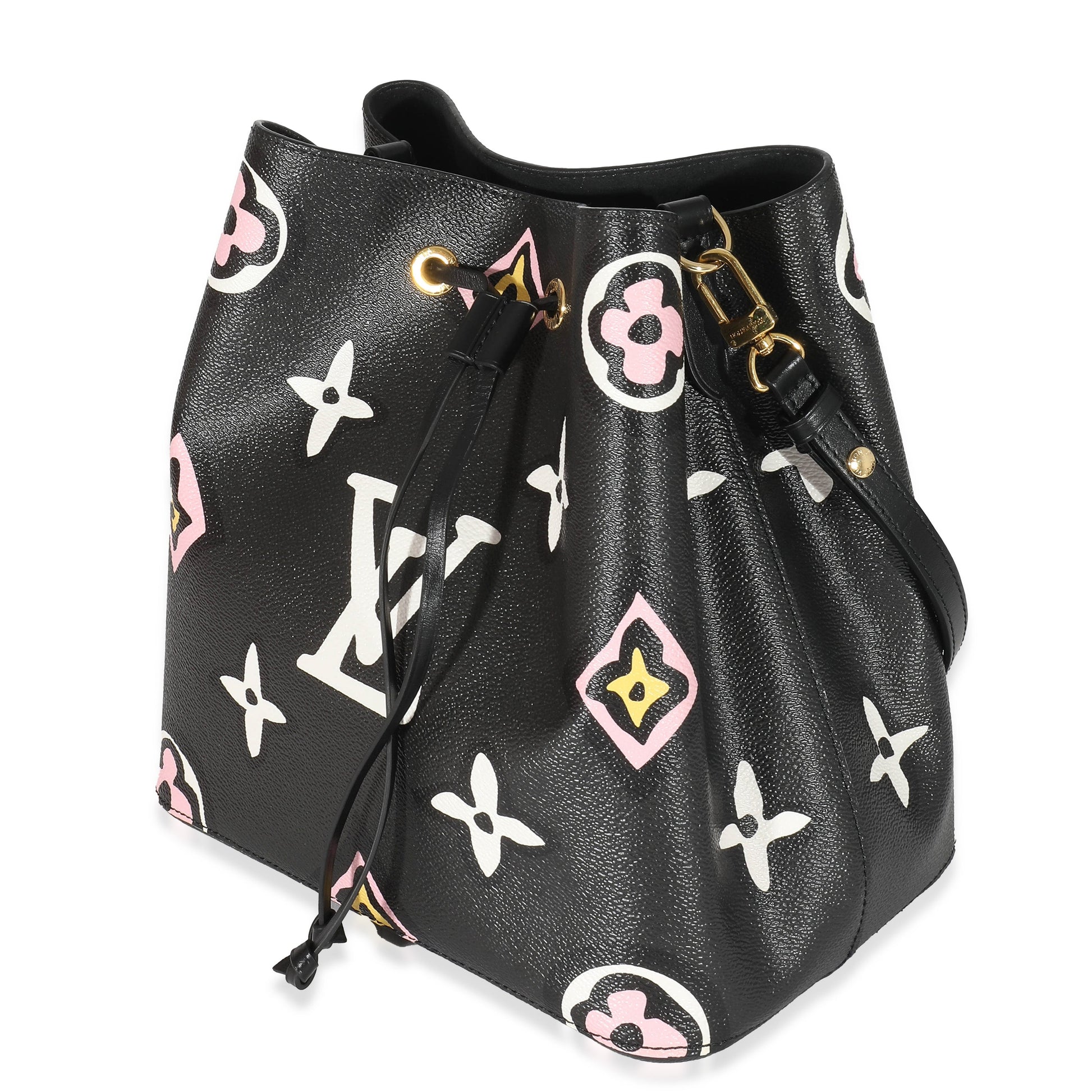Louis Vuitton Giant Wild At Heart NéoNoé Monogram Canvas Black Handbag