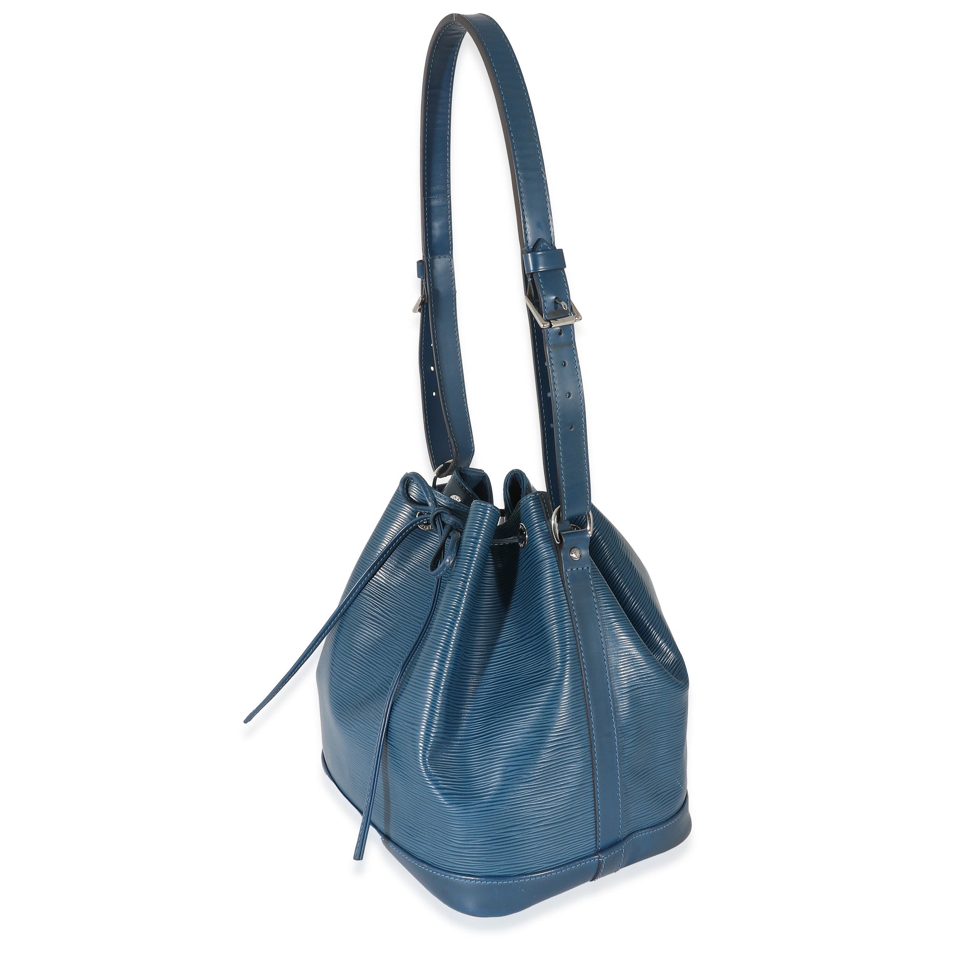 Louis Vuitton Epi Noe PM Blue Handbag