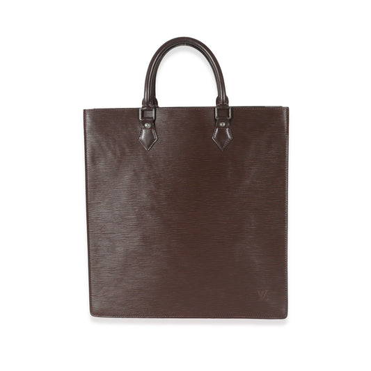 Louis Vuitton Epi Sac Plat Brown Handbag