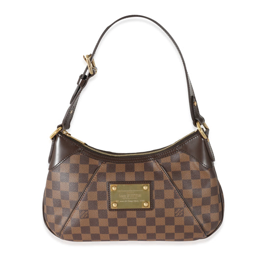 Louis Vuitton Damier Ebene Thames PM Canvas Handbag