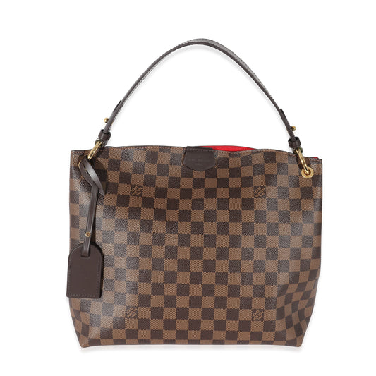 Louis Vuitton Damier Ebene Graceful PM Canvas Handbag 8