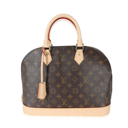 Louis Vuitton Alma MM Monogram Canvas Handbag