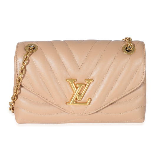 Louis Vuitton Noisette New Wave MM Leather Calf Chain Handbag