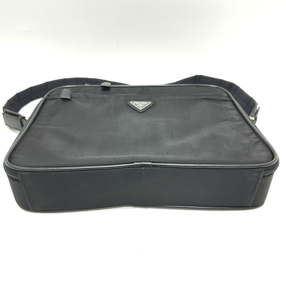 Business Bag Triangle Plate Unisex(Unisex) Nylon Black Travel Bag