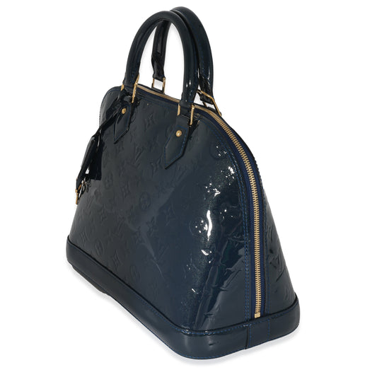 Louis Vuitton Nuit Vernis Alma PM Blue Handbag