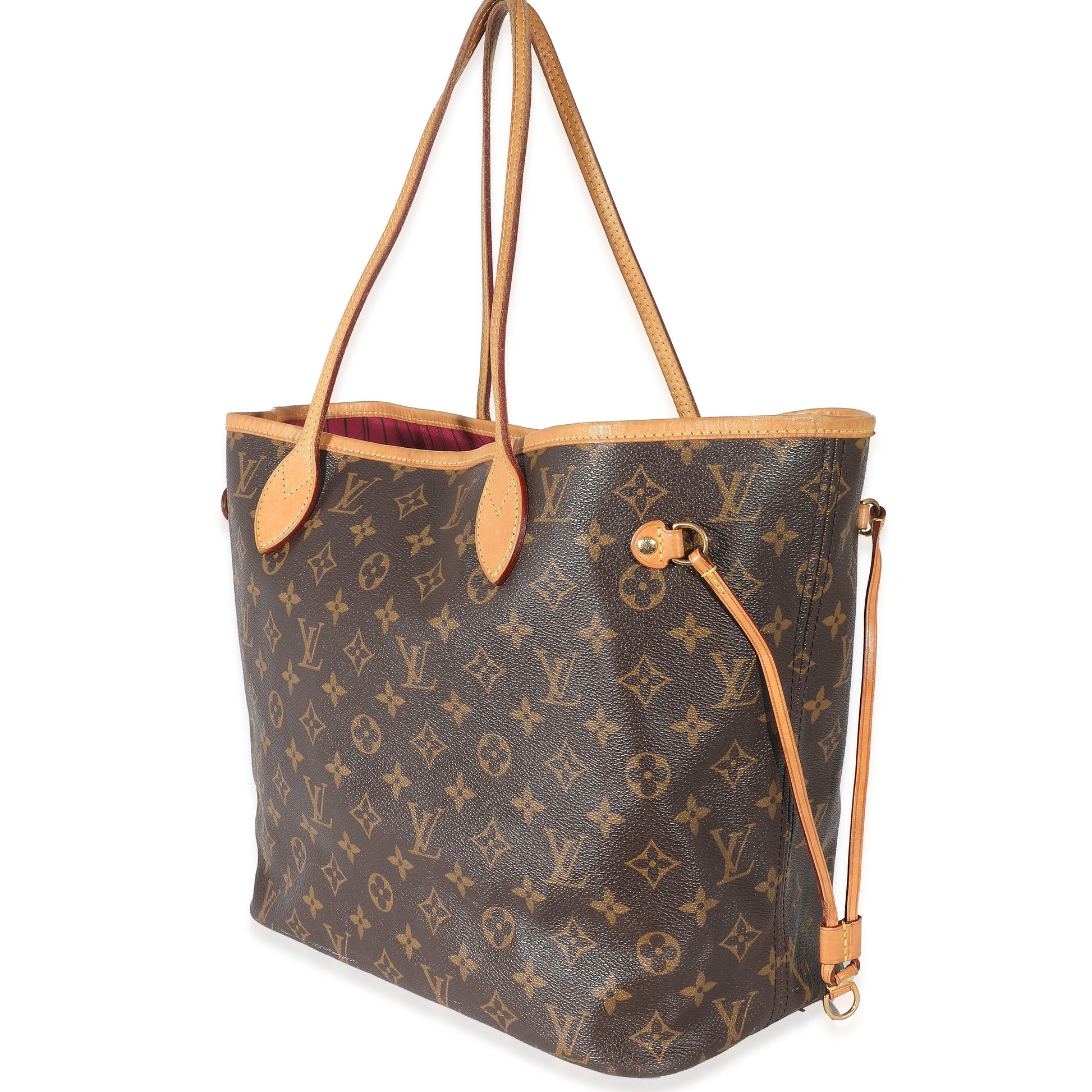 Louis Vuitton Neverfull MM Monogram Canvas Tote Bag 28
