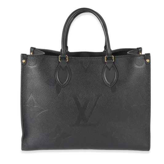 Louis Vuitton Empreinte Giant Onthego MM Monogram Black Handbag Onthego Mm