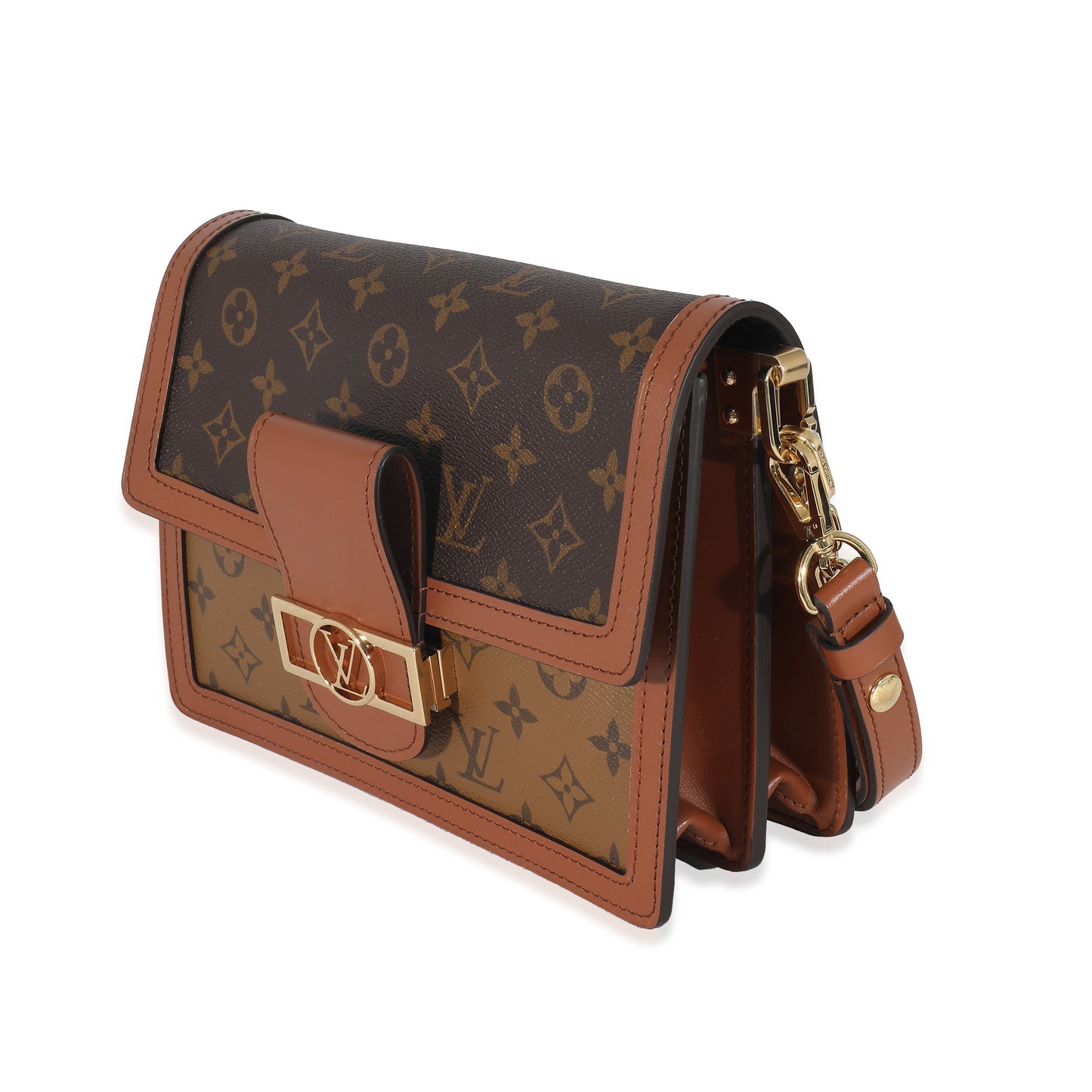 Louis Vuitton & Reverse Dauphine MM Monogram Canvas Handbag