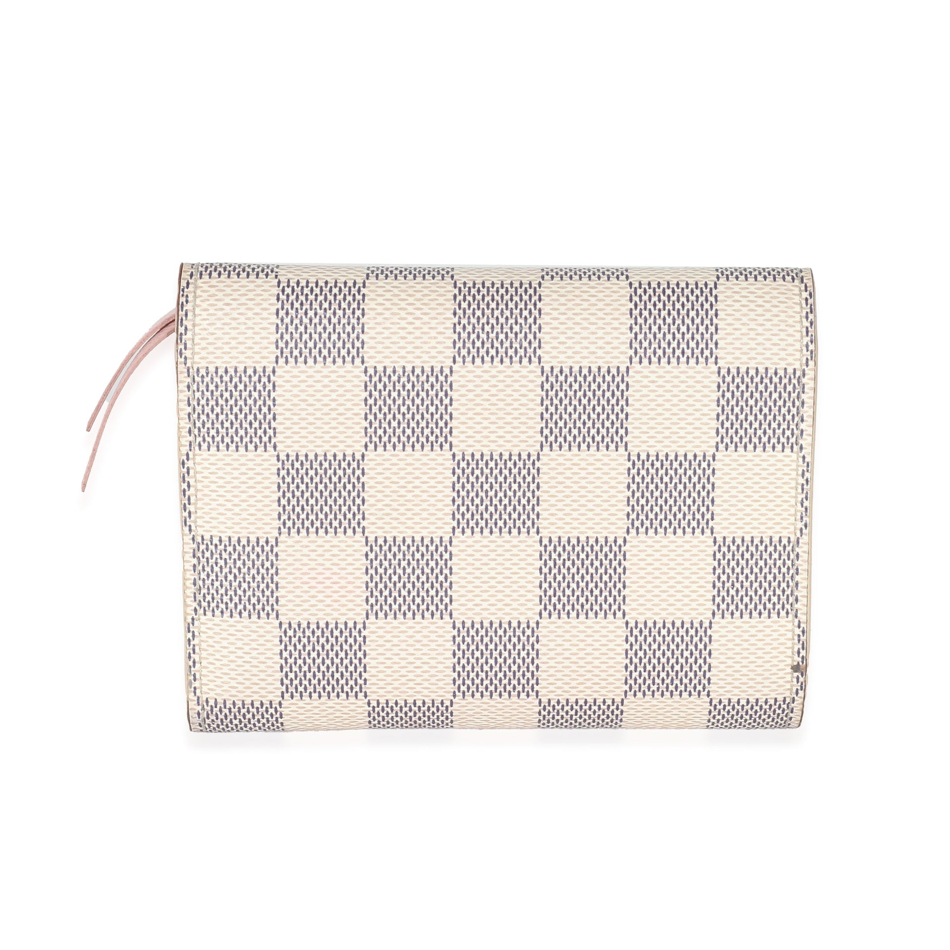 Louis Vuitton Damier Azur Victorine Canvas Wallet Case Victorine Wallet