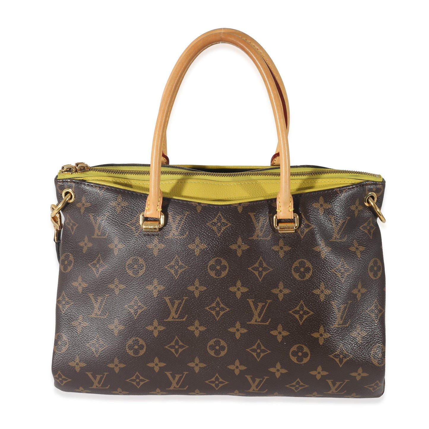 Louis Vuitton Pistache Pallas Monogram Canvas Handbag