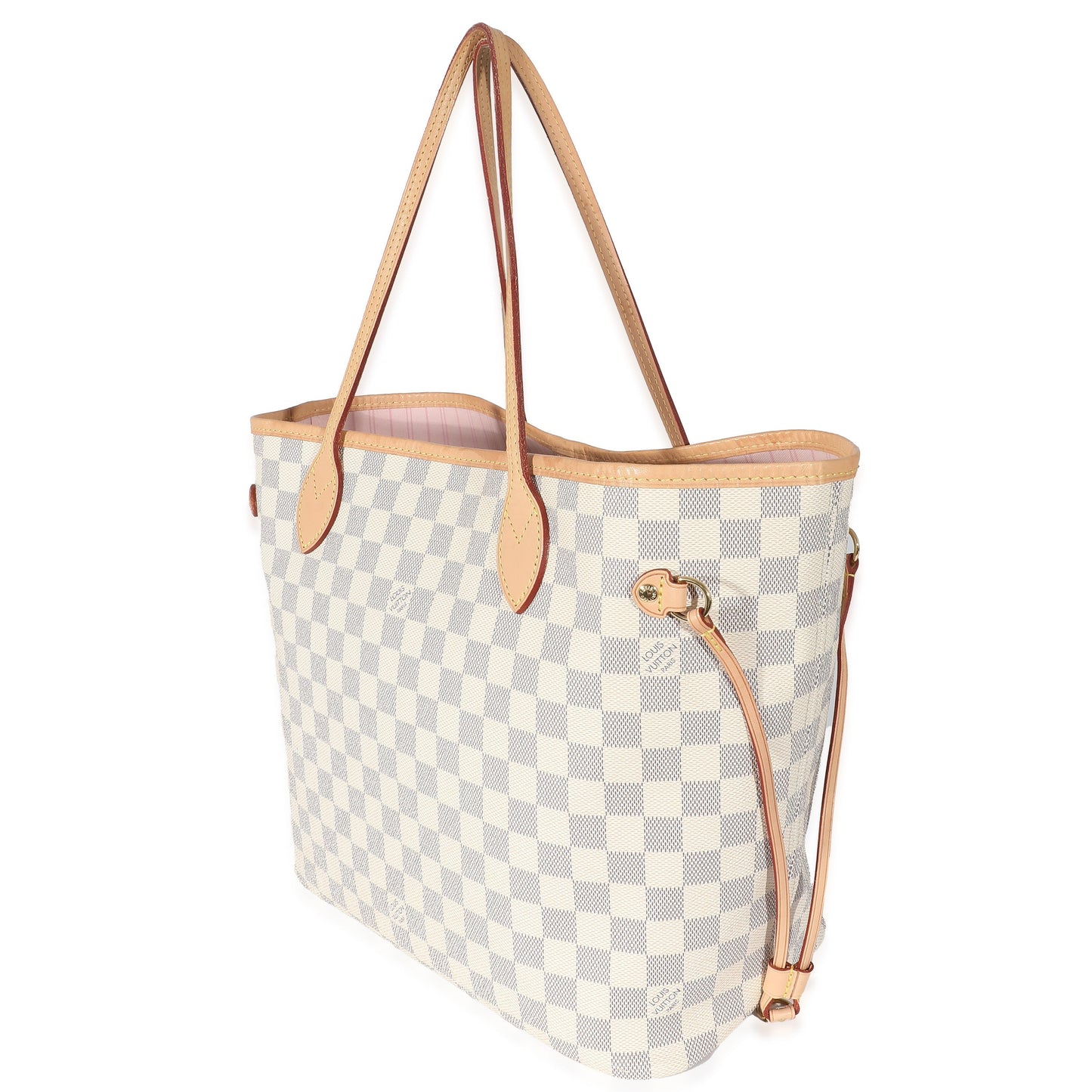 Louis Vuitton Damier Azur Neverfull MM Canvas Tote Bag 4