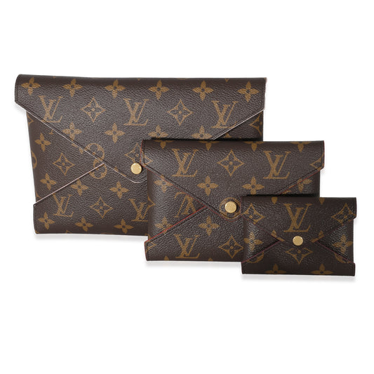 Louis Vuitton Kirigami Pochette Set Monogram Canvas Clutch Bag