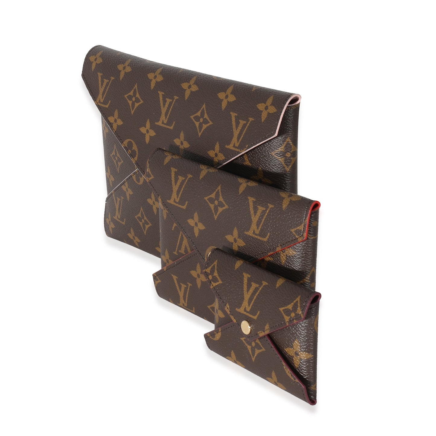 Louis Vuitton Kirigami Pochette Set Monogram Canvas Clutch Bag