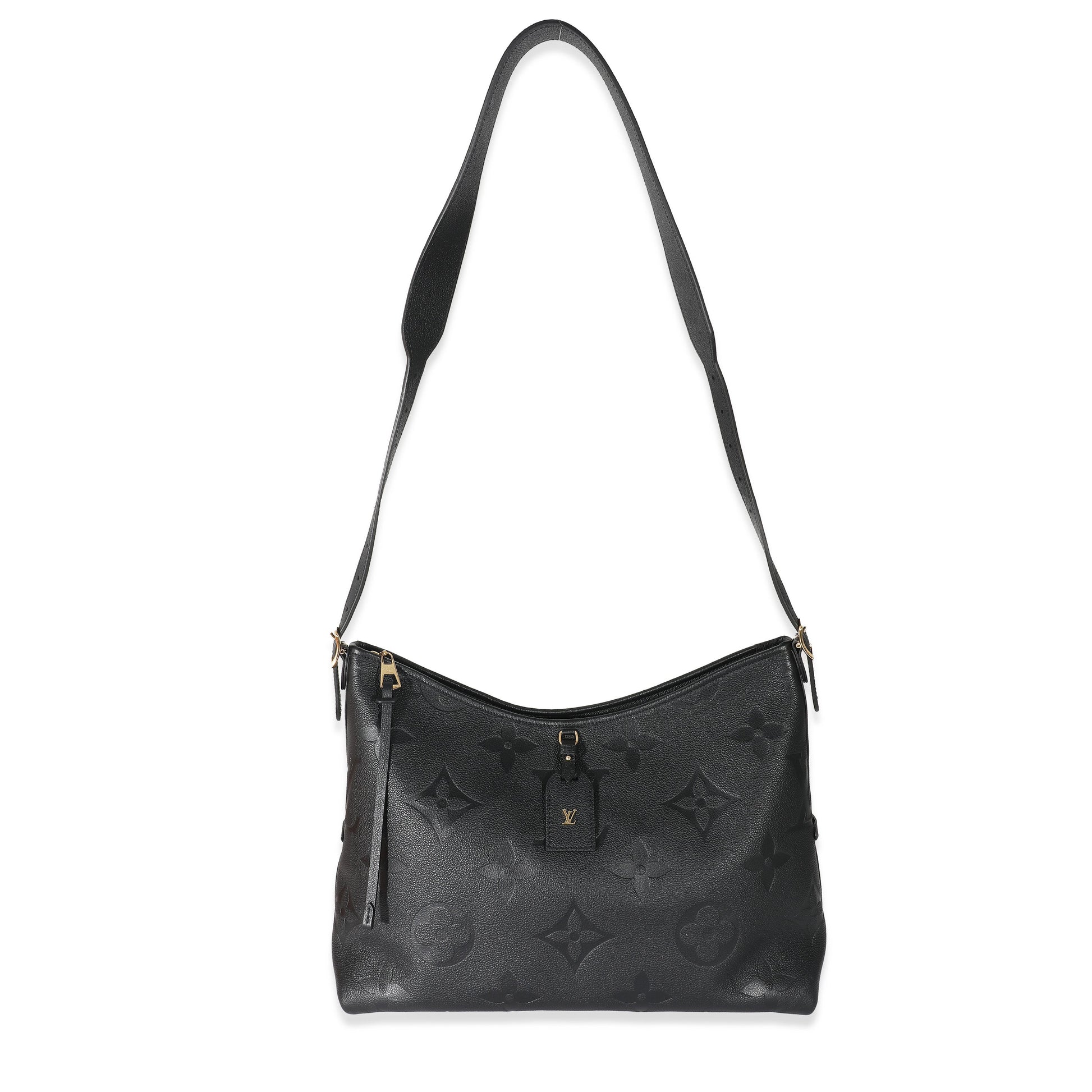 Louis Vuitton Empreinte Carryall MM Monogram Black Handbag 3