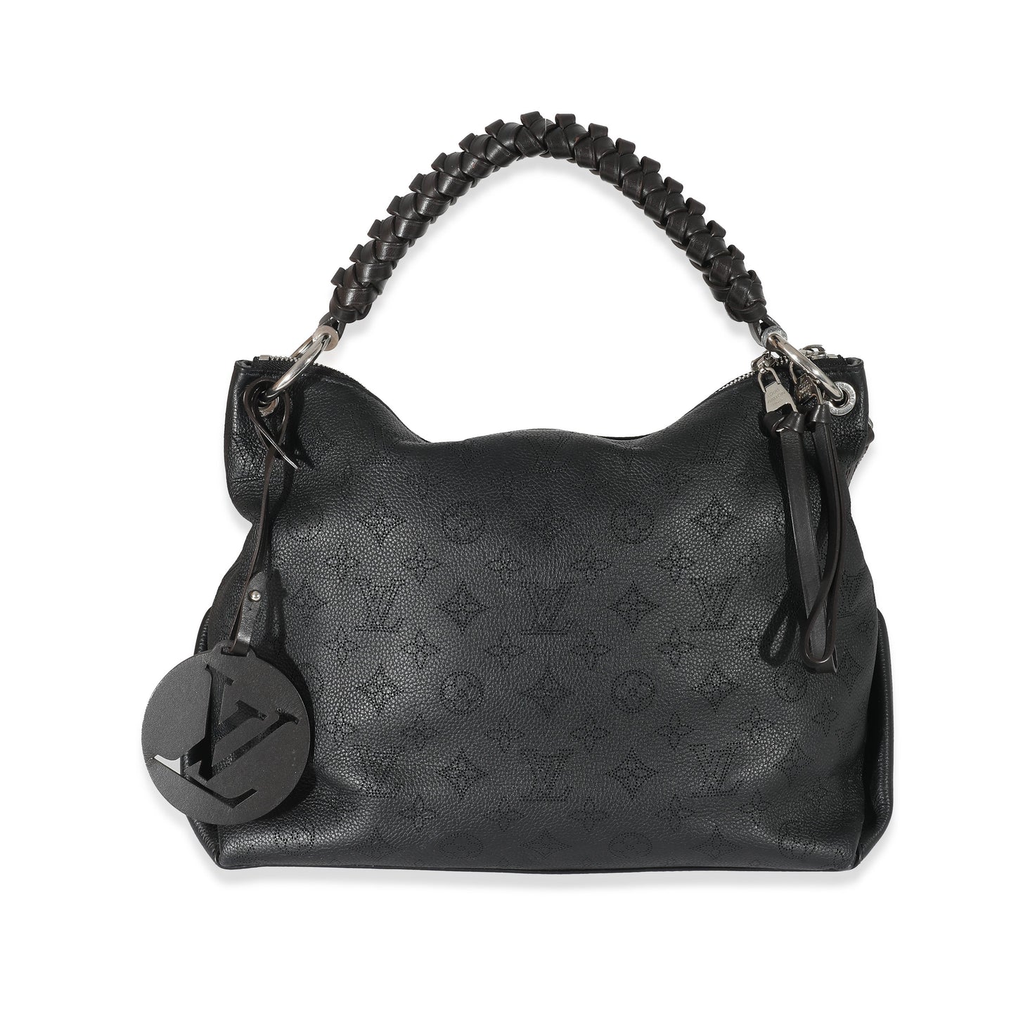 Louis Vuitton Mahina Beaubourg MM Monogram Black Shoulder Bag