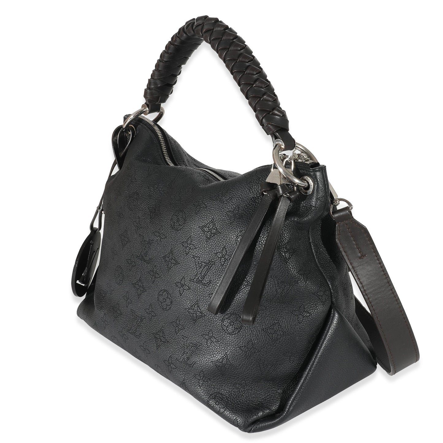 Louis Vuitton Mahina Beaubourg MM Monogram Black Shoulder Bag