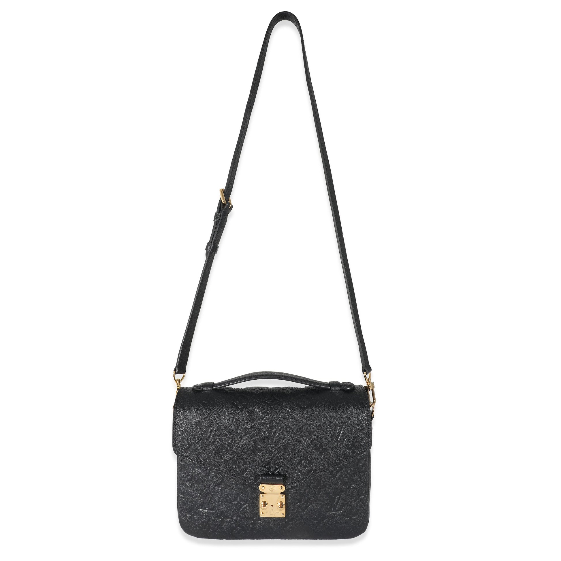 Louis Vuitton Empreinte Pochette Metis Monogram Black Clutch Bag 9