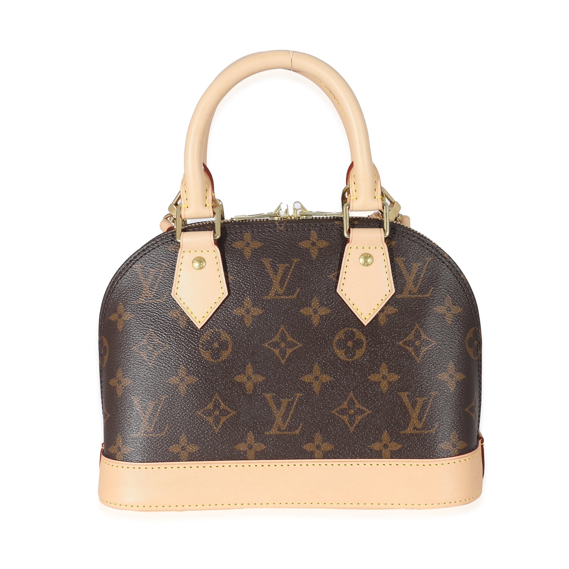 Louis Vuitton Alma BB Monogram Canvas Handbag 8