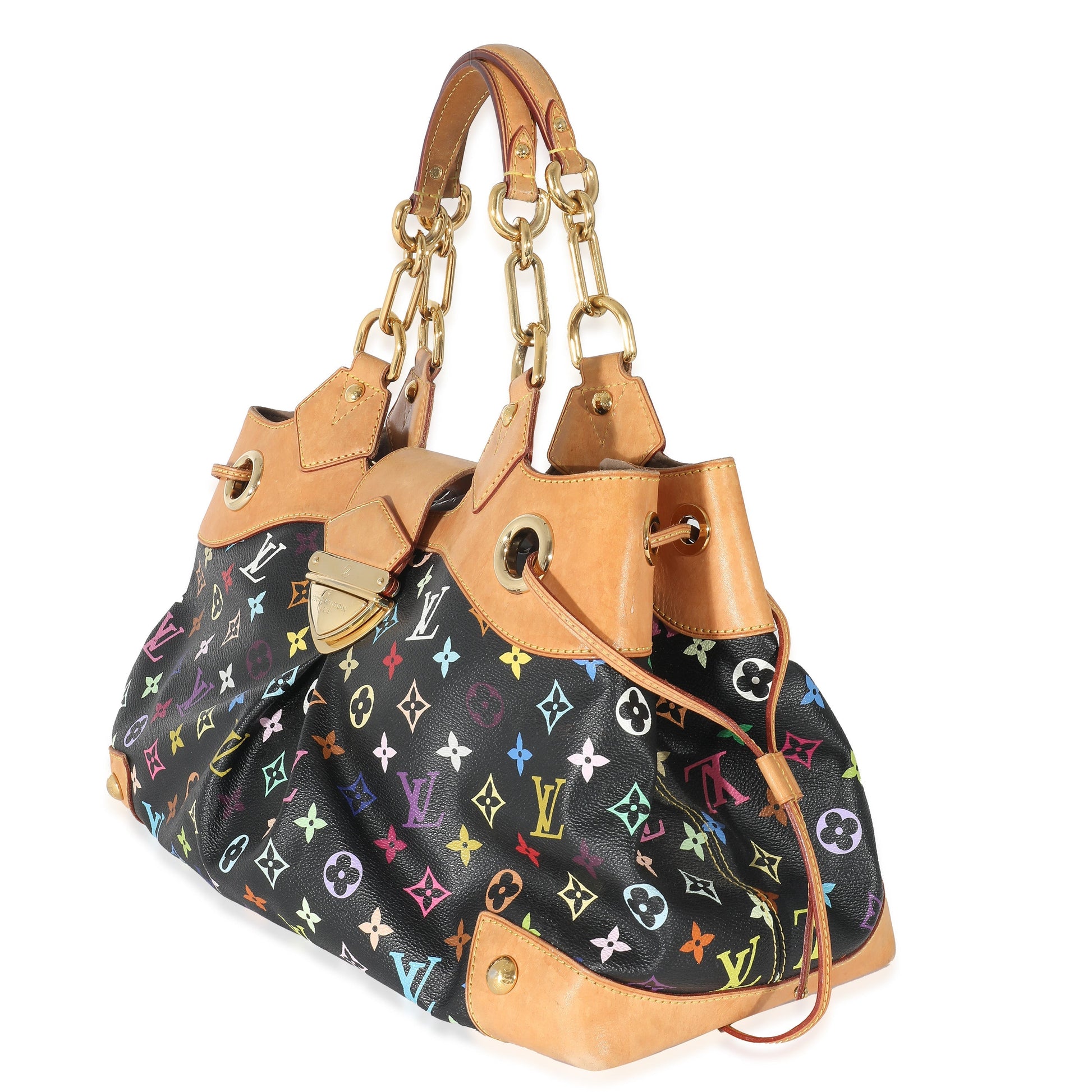 Louis Vuitton Ursula GM Monogram Canvas Black Multicolor Handbag
