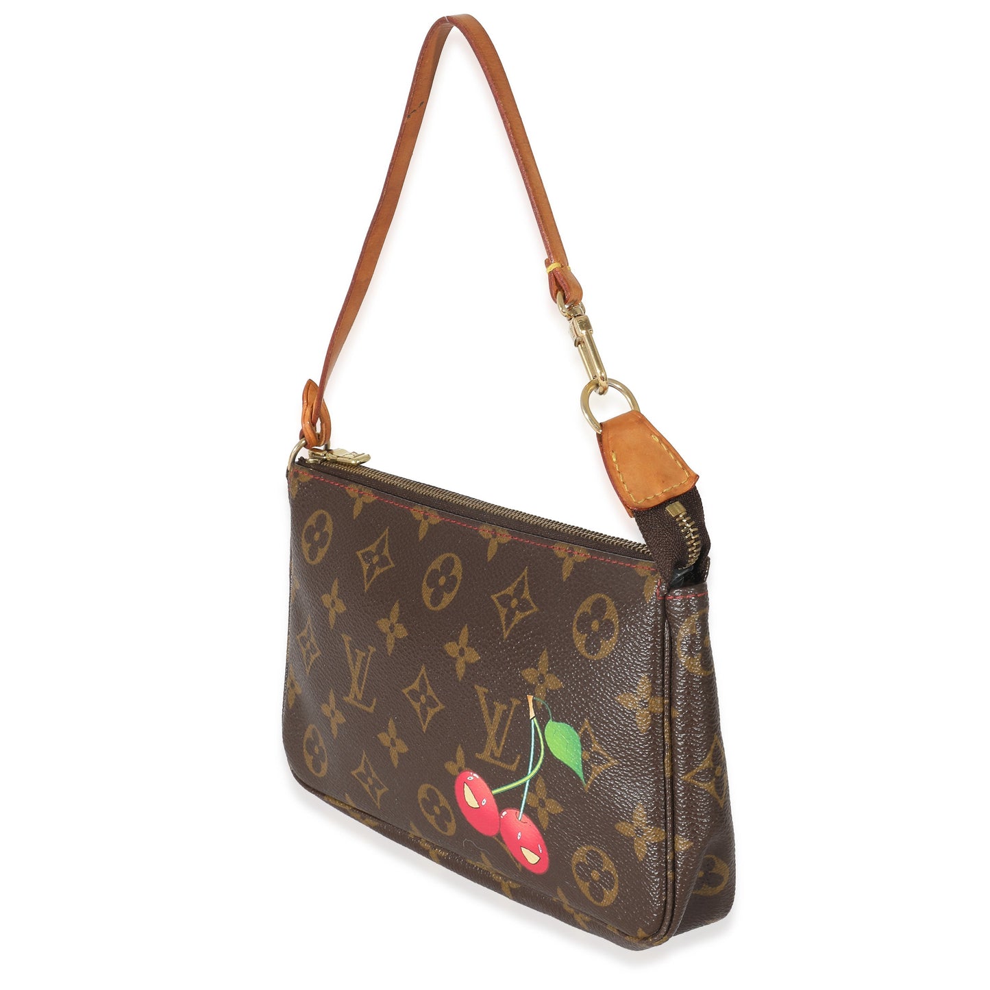 Louis Vuitton Cerises Pochette Accessoires Monogram Canvas Clutch Bag