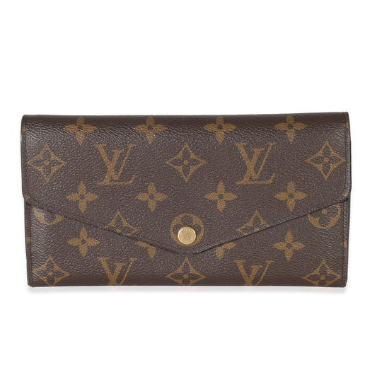 Louis Vuitton Sarah Monogram Canvas Wallet Case