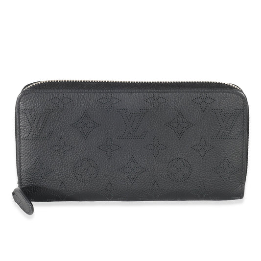 Louis Vuitton Mahina Zippy Black Wallet Case