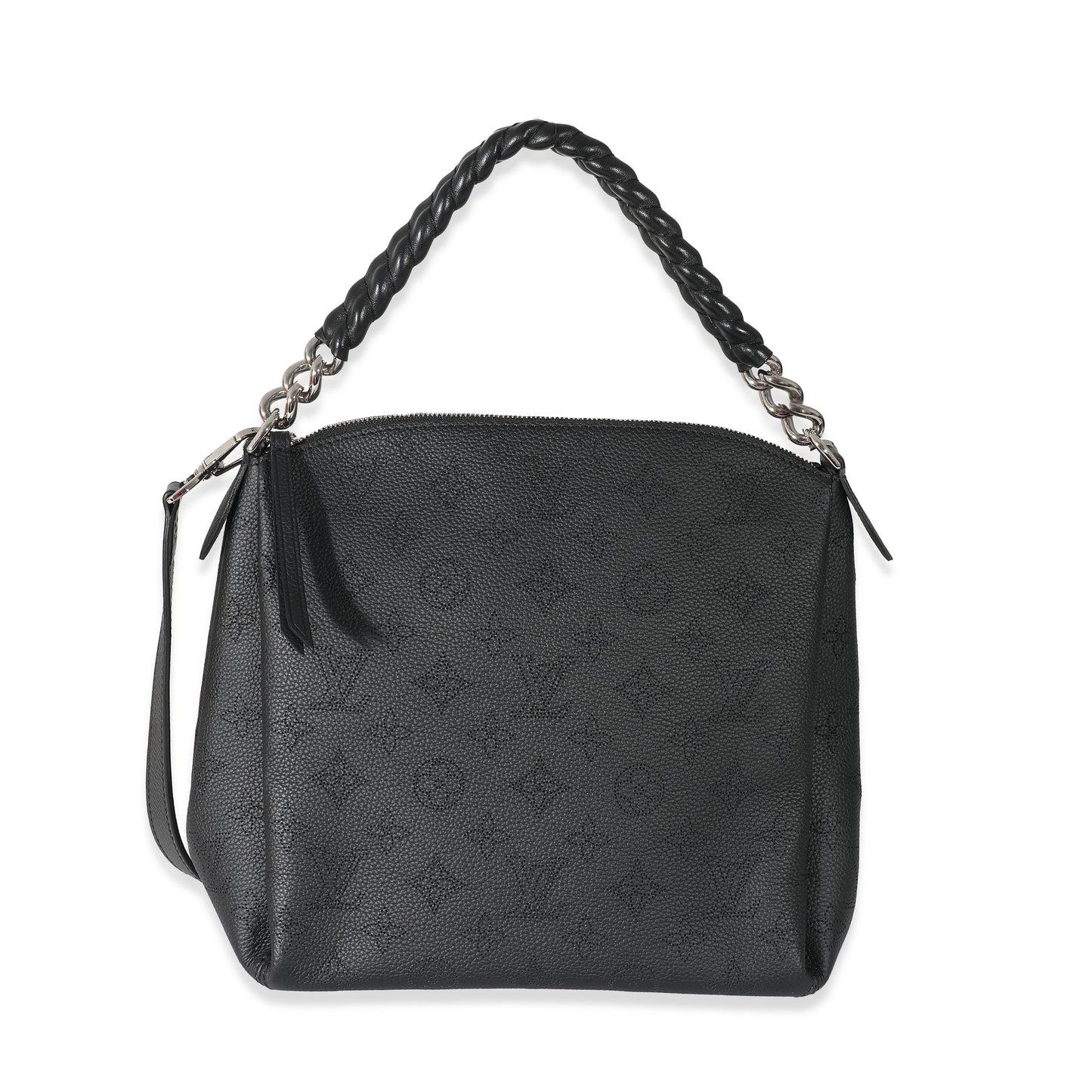 Louis Vuitton Mahina Babylone BB Black Chain Handbag